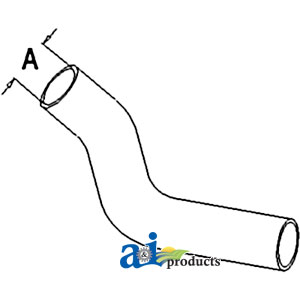 UW4481   Lower Hose---Replaces 102764A